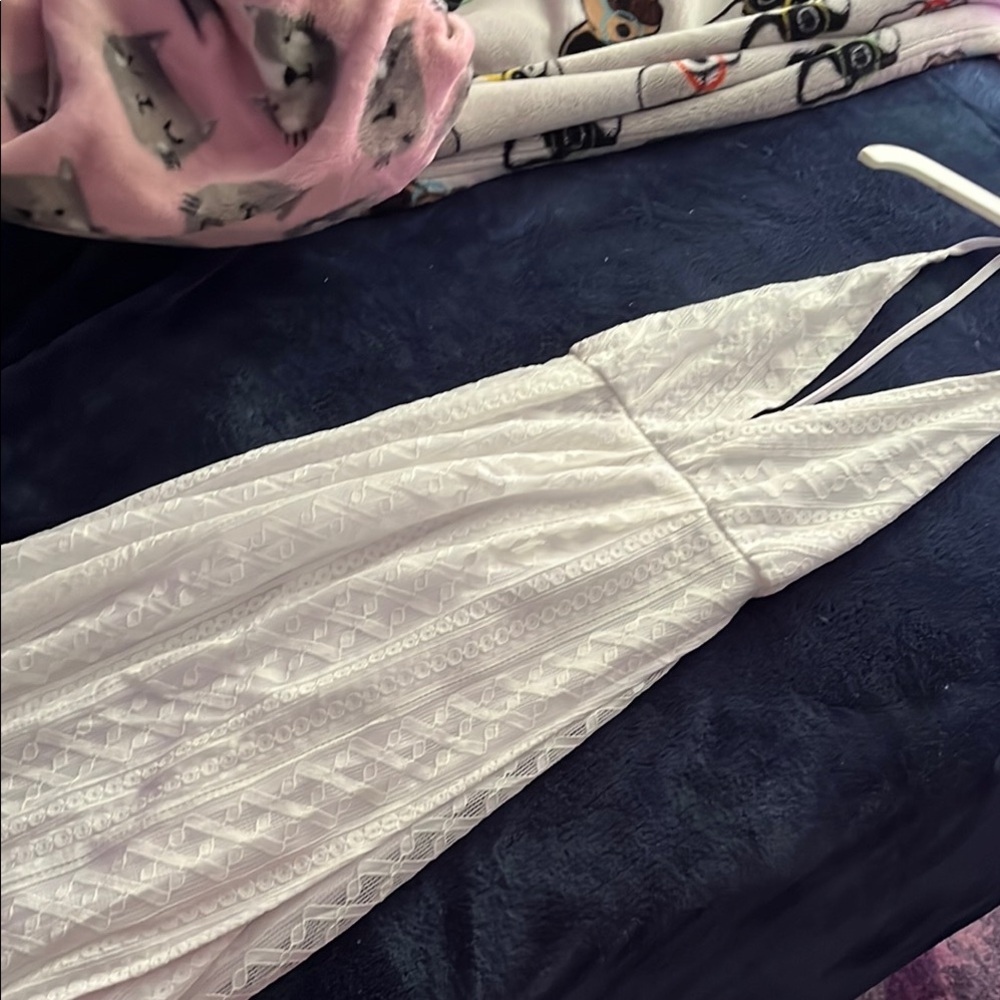 Simple White Maxi Dress